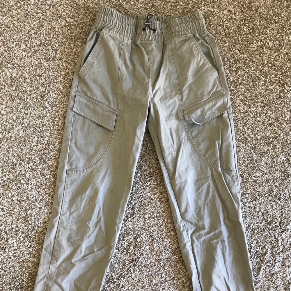 Urban Outfitters Beige Cargo Pants